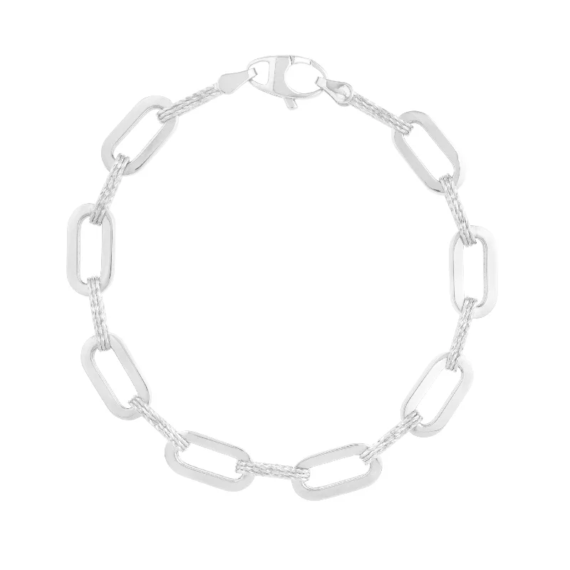 Exclusive Jewelry Bundles At Discounted Rates 14K 7mm Diamant?© Paperclip Bracelet