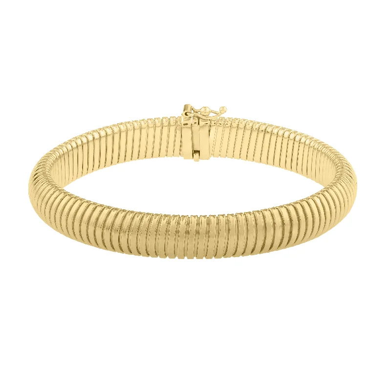 Affordable Glamour – Premium Jewelry For Less 14K 9mm Tubogas Bracelet