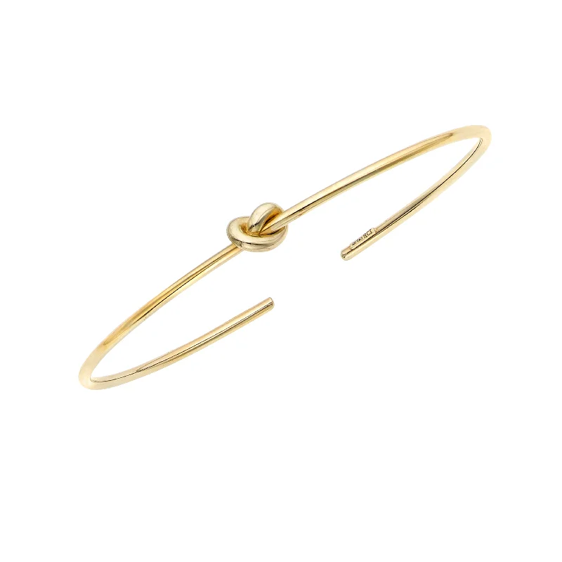 Get The Sparkle You Love At Prices You Adore 14K Amore Love Knot Bangle