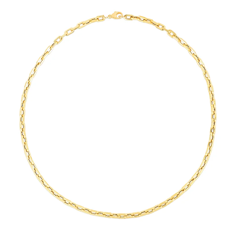 Elevate Your Outfit With Discounted Statement Jewelry 14K Corto Link Paperclip Chain Bracelet Elevate Your Outfit With Discounted Statement Jewelry 14K Corto Link Paperclip Chain Bracelet