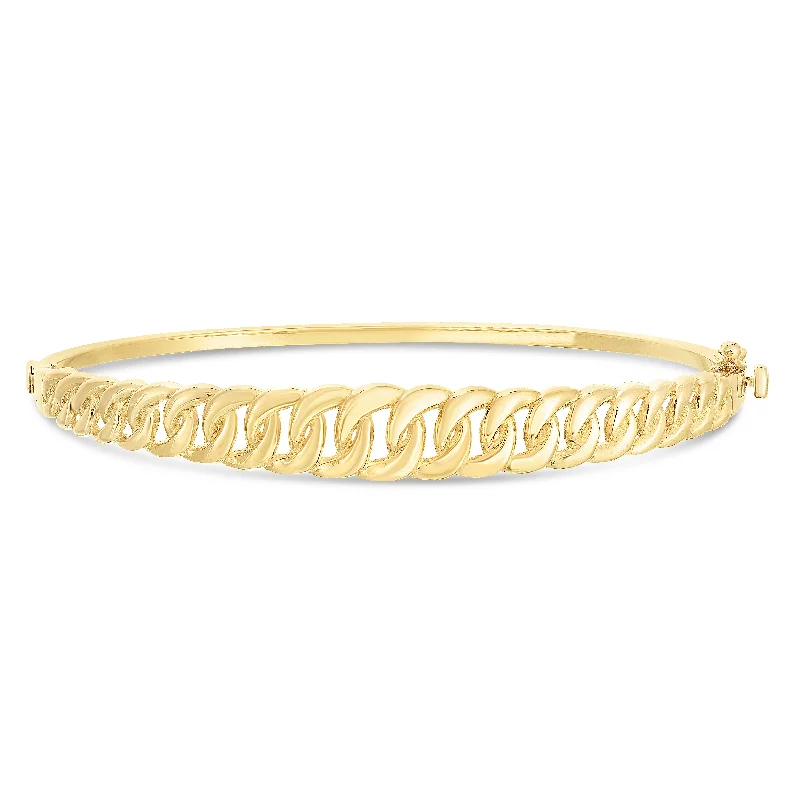 Jewelry Flash Sale – Stylish Designs At Unbeatable Rates 14K Curb Chain Bangle