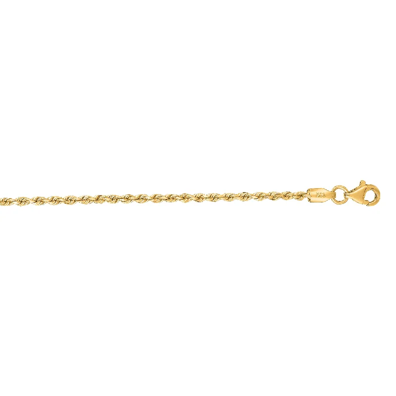 Dazzle With Discounts – Shop Jewelry On Sale 14K Gold 1.8mm Royal Rope Chain