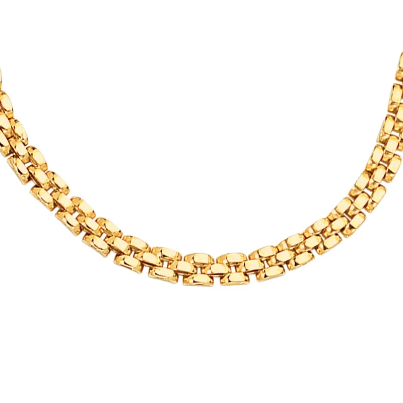 Delicate Crystal Jewelry For Sophisticated Charm 14K Gold 4mm Panther Bracelet