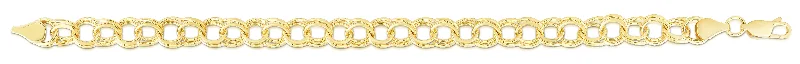 Jewelry Deals That Sparkle – Shop Today 14K Gold 7mm Medium Double Link Charm Bracelet Jewelry Deals That Sparkle – Shop Today 14K Gold 7mm Medium Double Link Charm Bracelet