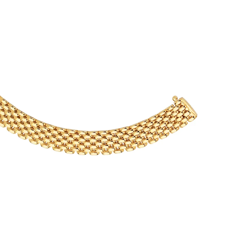 Shop Modern Jewelry Collections With Exclusive Discounts 14K Gold 9mm Panther Bracelet