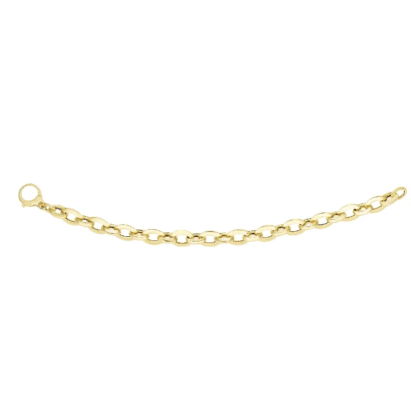 Unmissable Deals On Handmade Jewelry Collections 14K Gold Alternating Small & Medium Heritage Link Bracelet Unmissable Deals On Handmade Jewelry Collections 14K Gold Alternating Small & Medium Heritage Link Bracelet