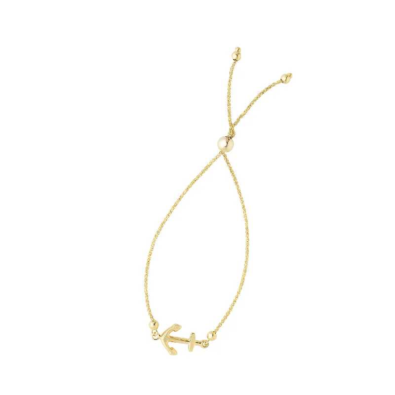 Affordable Glamour – Premium Jewelry At Special Prices 14K Gold Anchor Friendship Bracelet Affordable Glamour – Premium Jewelry At Special Prices 14K Gold Anchor Friendship Bracelet