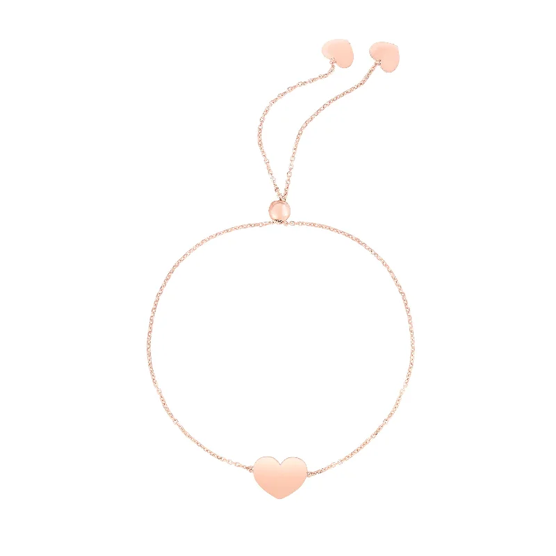 Jewelry Deals That Outshine The Rest 14K Gold Heart Friendship Bracelet