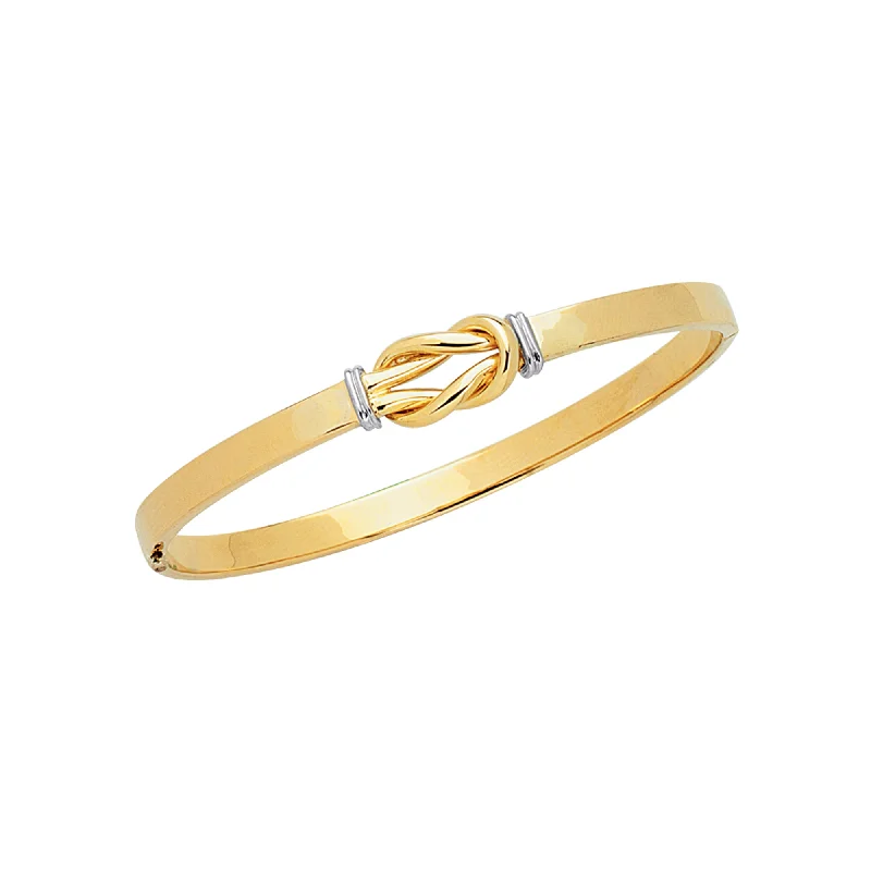 Shop Stylish Jewelry Now And Save Big 14K Gold Knot Bangle