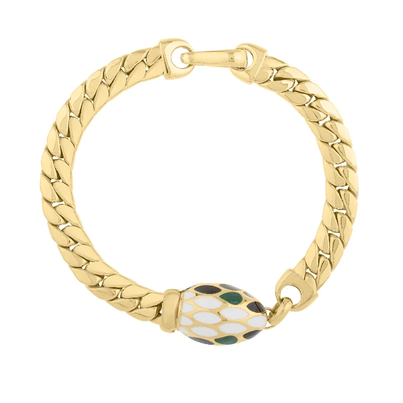 Shop Modern Jewelry Collections With Exclusive Discounts 14K Le Serpent Curb Link Bracelet Shop Modern Jewelry Collections With Exclusive Discounts 14K Le Serpent Curb Link Bracelet