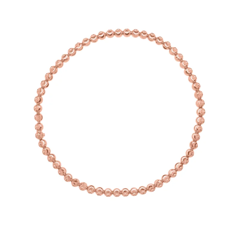 Flash Sale On Stunning Jewelry – Don't Miss Out 14K Moon-Cut Bead Stretch Bracelet