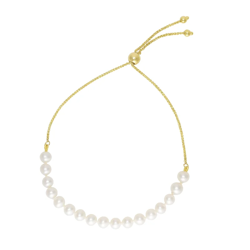 Big Discounts On Elegant Jewelry Collections 14K Pearl Strand Friendship Bracelet