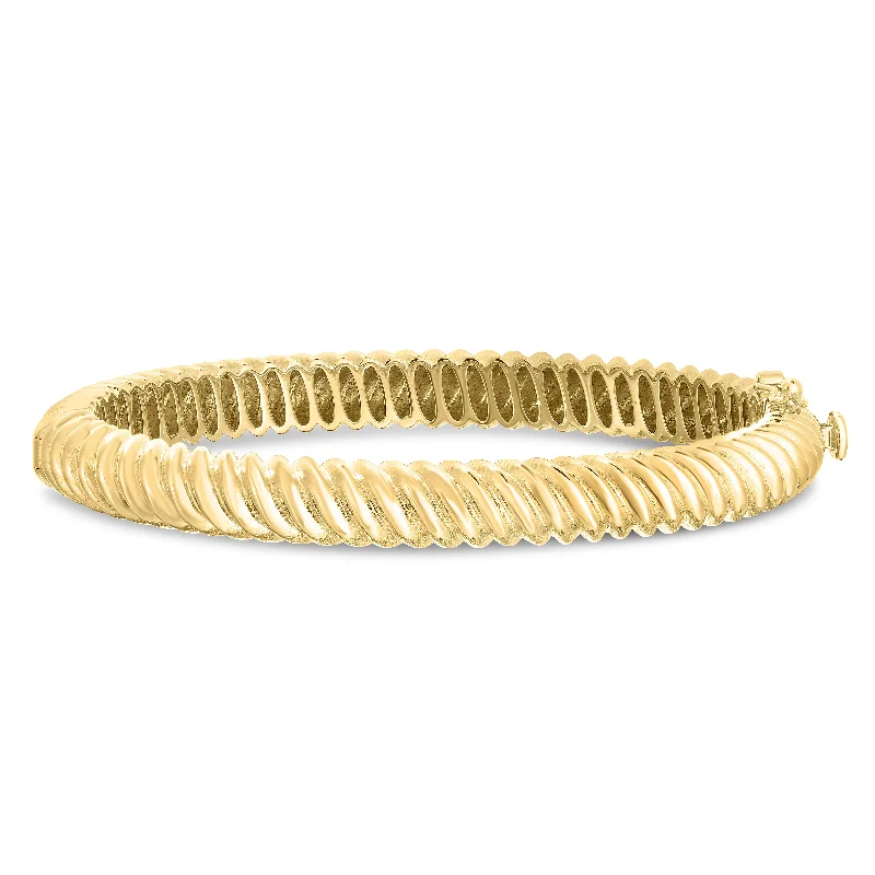 Affordable Luxury Jewelry For Every Occasion 14K Twisted Cable Bangle
