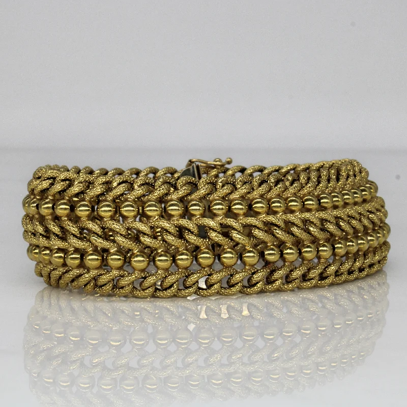 Affordable Glamour – Premium Jewelry At Special Prices 18k Yellow Gold Woven Link Bracelet | 7.25" | Affordable Glamour – Premium Jewelry At Special Prices 18k Yellow Gold Woven Link Bracelet | 7.25" |