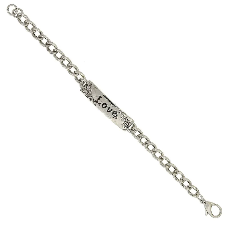 Exclusive Jewelry Sale – Grab Timeless Pieces Now 1928 Jewelry Curb Link Love ID Bracelet Exclusive Jewelry Sale – Grab Timeless Pieces Now 1928 Jewelry Curb Link Love ID Bracelet