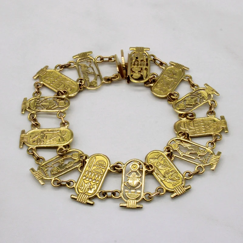 Personalized Jewelry Sale – Meaningful Gifts At Great Prices 20k Yellow Gold Egyptian Hieroglyphic Bracelet | 7.5" | Personalized Jewelry Sale – Meaningful Gifts At Great Prices 20k Yellow Gold Egyptian Hieroglyphic Bracelet | 7.5" |