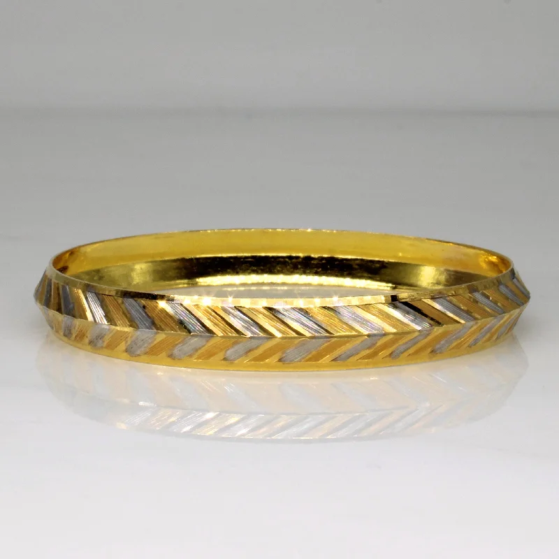 Jewelry Clearance Sale – Final Reductions 22k Two Tone Gold Bracelet | 6" |