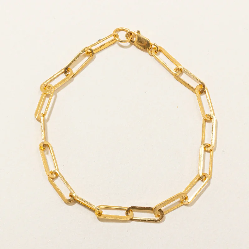 Must-Have Jewelry Pieces At Reduced Prices 22k Yellow Gold Paperclip Bracelet | 7.5" | Must-Have Jewelry Pieces At Reduced Prices 22k Yellow Gold Paperclip Bracelet | 7.5" |