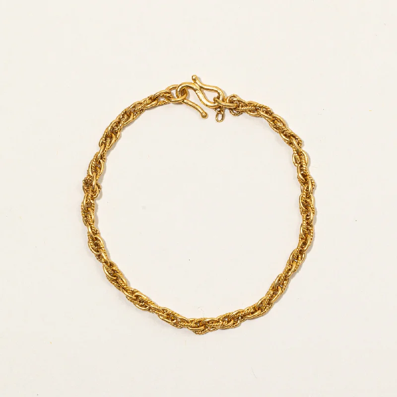 Unmissable Jewelry Clearance – Final Reductions 24k Yellow Gold Bracelet | 7" |