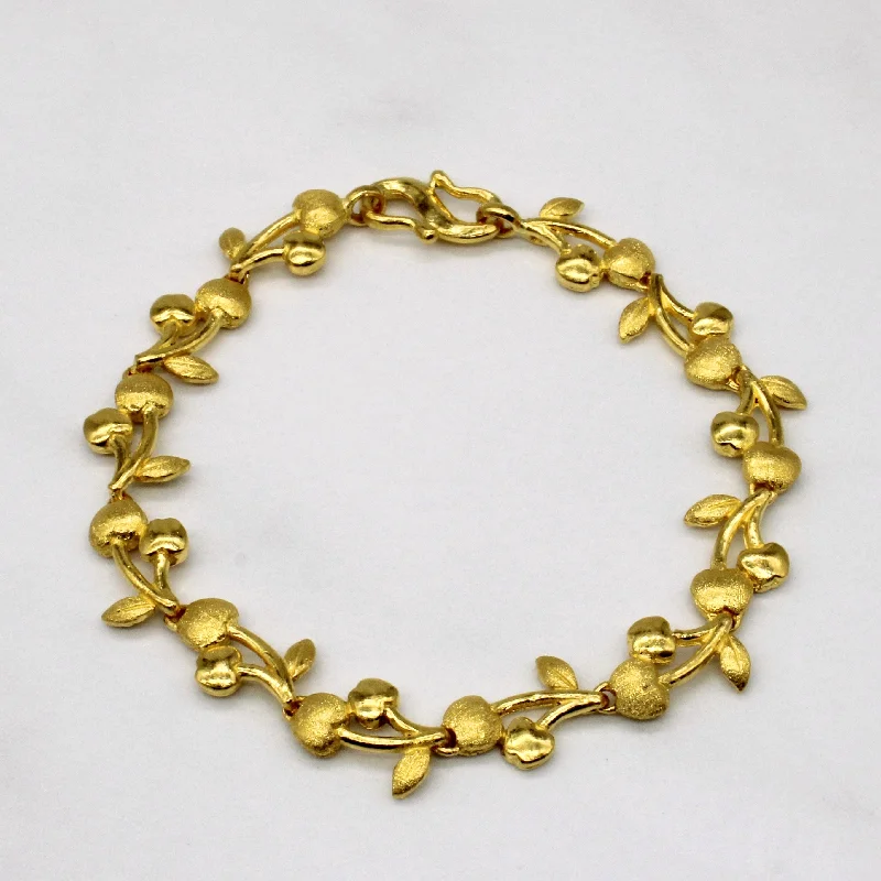 Don't Miss These Dazzling Jewelry Discounts 24k Yellow Gold Vine Bracelet | 7" |
