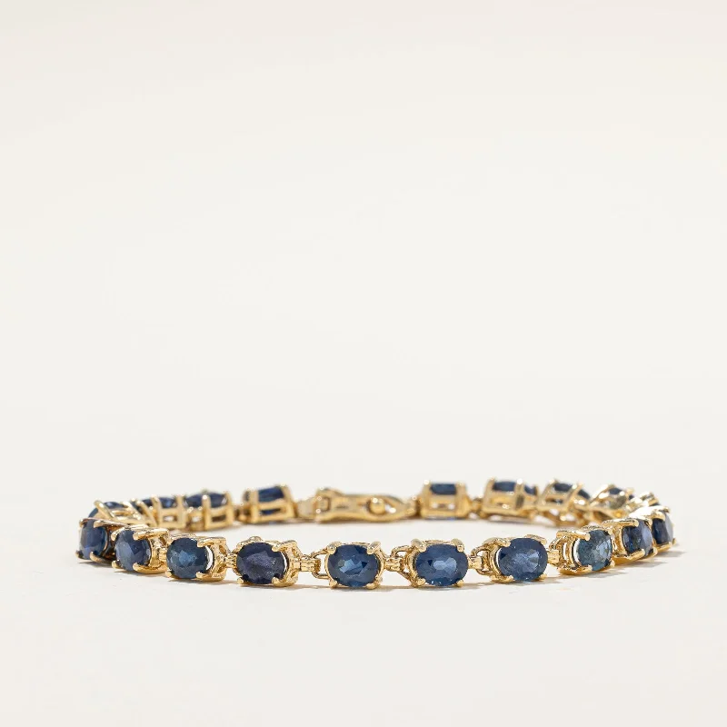Luxury Meets Affordability – Jewelry Sale Now Live Blue Sapphire Bracelet | 8.00ctw | 7" |