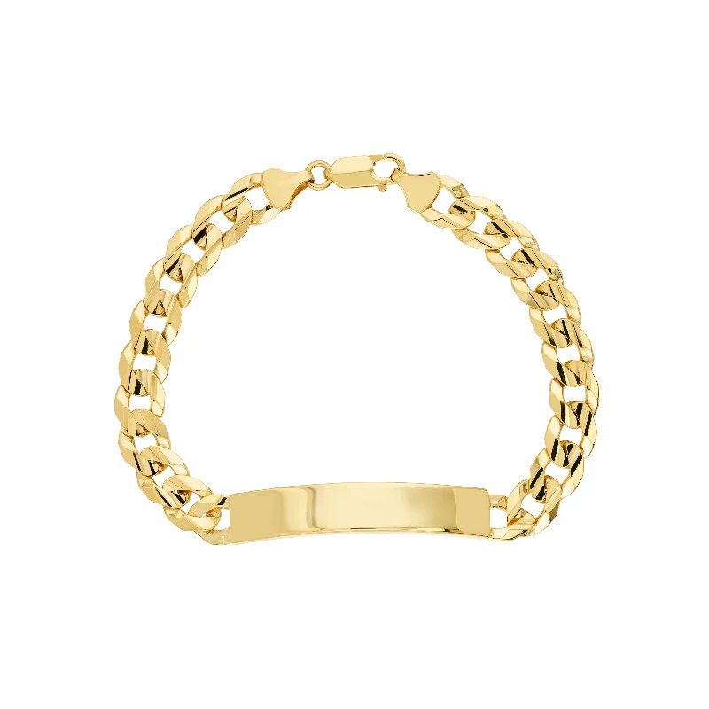Romantic Heart-Shaped Jewelry For Special Gifts 8.5mm Mens Engravable Initial ID Bracelet Romantic Heart-Shaped Jewelry For Special Gifts 8.5mm Mens Engravable Initial ID Bracelet
