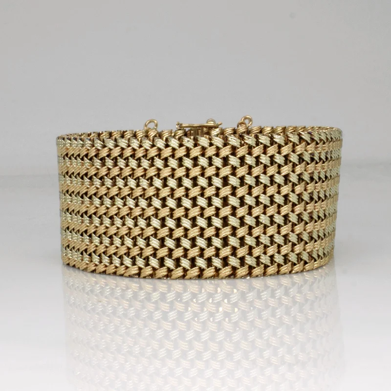 Buy More, Save More On Stunning Jewelry Pieces 9k Two Tone Gold Bracelet | 7" |