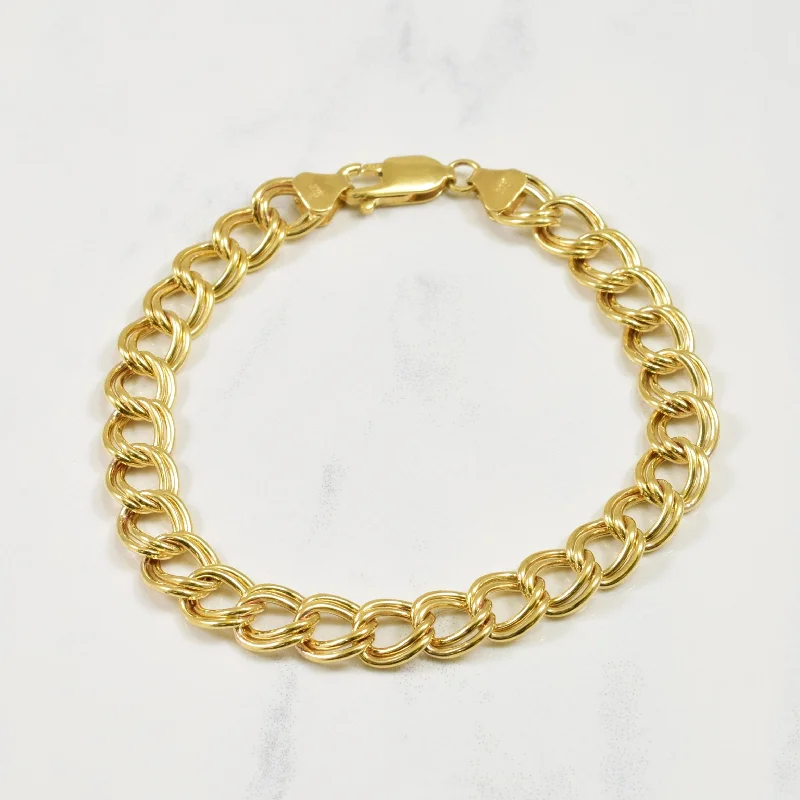 Waterproof Stainless Steel Jewelry For Lasting Beauty 9k Yellow Gold Chain Bracelet | 7" | Waterproof Stainless Steel Jewelry For Lasting Beauty 9k Yellow Gold Chain Bracelet | 7" |