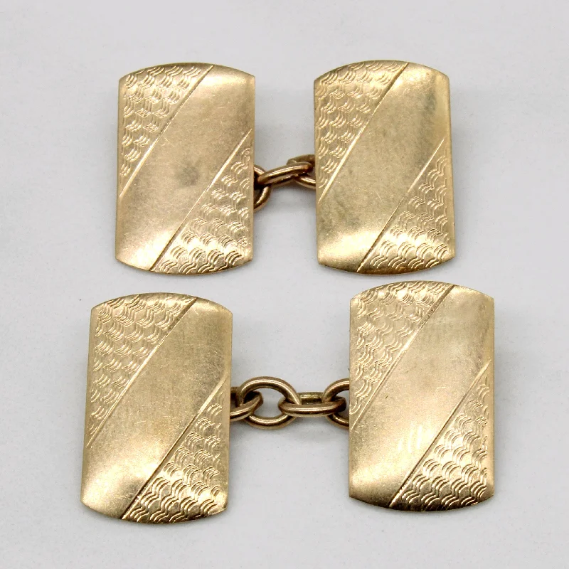 Best-Selling Jewelry Now Available At Special Deals 9k Yellow Gold Cufflinks
