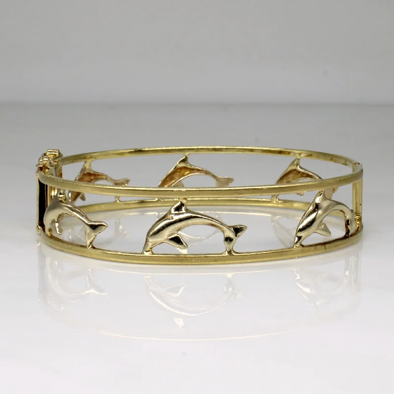 Seasonal Jewelry Sale – Upgrade Your Style Today 9k Yellow Gold Dolphin Bracelet | 7.5" | Seasonal Jewelry Sale – Upgrade Your Style Today 9k Yellow Gold Dolphin Bracelet | 7.5" |