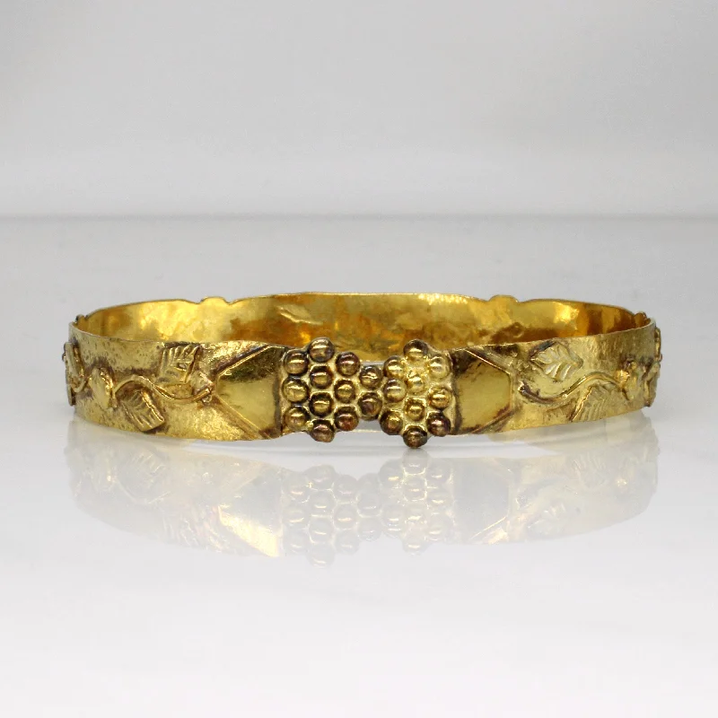 Holiday Jewelry Sale – Perfect Gifts At The Best Prices 9k Yellow Gold Grape Vine Open Bangle | 8.5" | Holiday Jewelry Sale – Perfect Gifts At The Best Prices 9k Yellow Gold Grape Vine Open Bangle | 8.5" |
