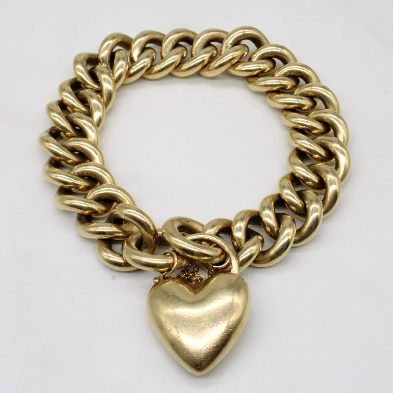 Seasonal Jewelry Deals – Elevate Your Style 9k Yellow Gold Heart Closure Bracelet | 8" | Seasonal Jewelry Deals – Elevate Your Style 9k Yellow Gold Heart Closure Bracelet | 8" |