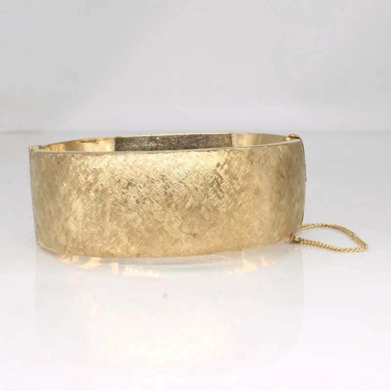 Stunning Jewelry At A Fraction Of The Price 9k Yellow Gold Vintage Cuff Bracelet | 7" | Stunning Jewelry At A Fraction Of The Price 9k Yellow Gold Vintage Cuff Bracelet | 7" |