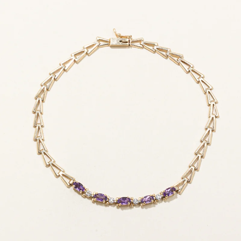 Best Jewelry Sale – Shop Exclusive Designs Now Amethyst & Diamond Bracelet | 0.75ctw, 0.02ctw | 8.25" | Best Jewelry Sale – Shop Exclusive Designs Now Amethyst & Diamond Bracelet | 0.75ctw, 0.02ctw | 8.25" |