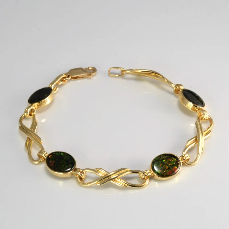 Luxury Meets Affordability – Jewelry Sale Live Now Ammolite Chain Bracelet | 7''|