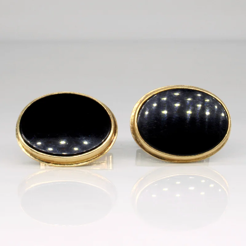 Your Dream Jewelry At Dream Prices Black Onyx Cufflinks | 8.00ctw |