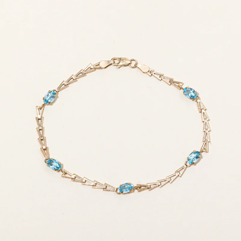 The Biggest Jewelry Sale Of The Year Is Here Blue Topaz Bracelet | 2.00ctw | 7.5" |