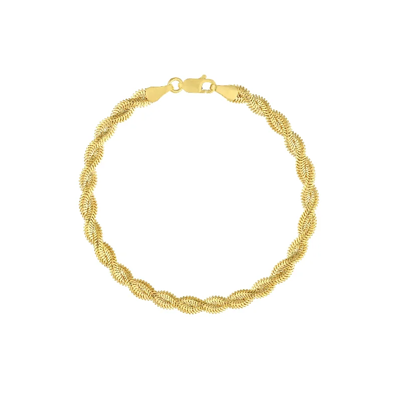 Premium Jewelry, Premium Discounts – Act Fast Braided Snake Chain Bracelet