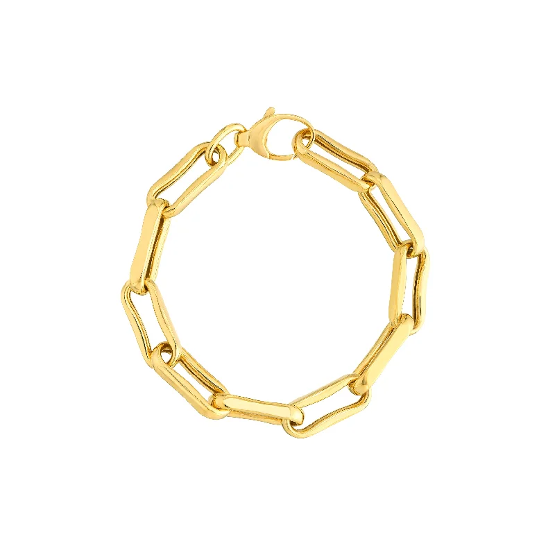 Limited-Time Jewelry Discounts – Shine Without The Splurge Chunky Oval Pinched Links Bracelet Limited-Time Jewelry Discounts – Shine Without The Splurge Chunky Oval Pinched Links Bracelet