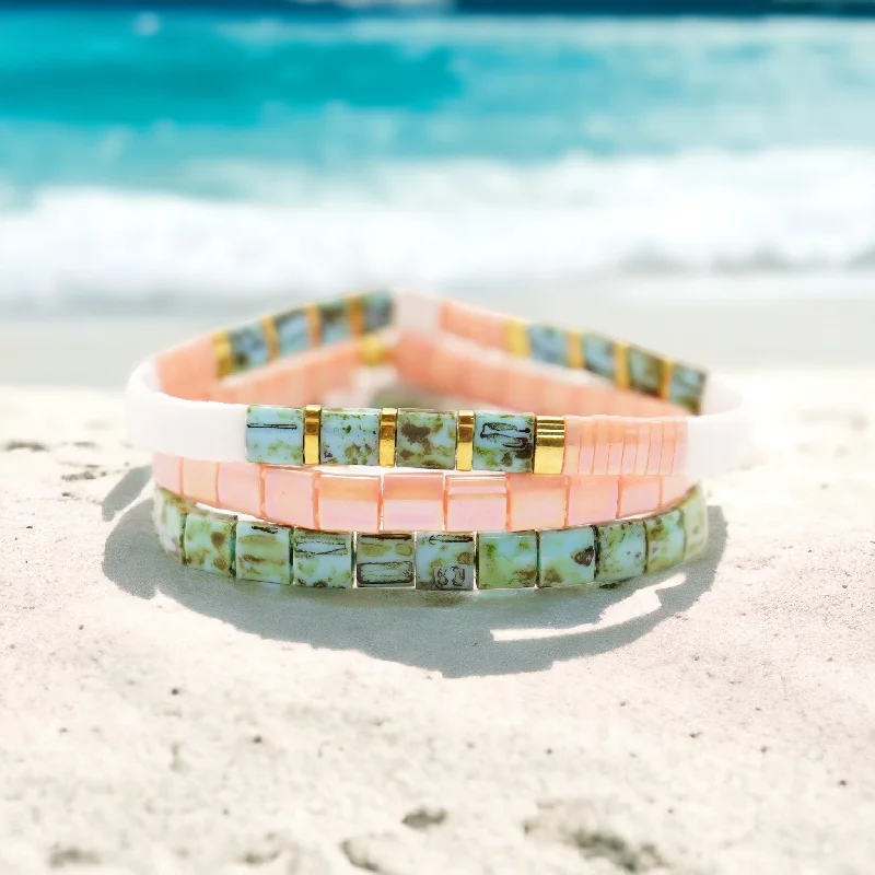 Exclusive Jewelry Sale – Limited-Time Discounts VACATION - Tila Bead Bracelets Stack of 3 Exclusive Jewelry Sale – Limited-Time Discounts VACATION - Tila Bead Bracelets Stack of 3
