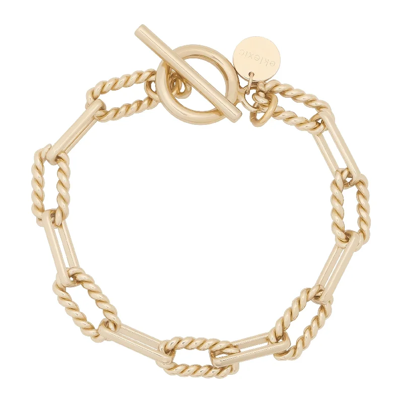 Unique Jewelry Designs Now At Discounted Rates Enzo Toggle Chain Bracelet