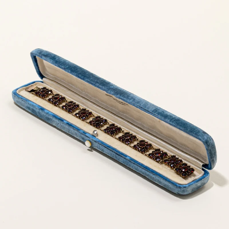Limited-Stock Jewelry Sale – Shop Before It's Gone 1930s 'Birks Dingwall' Garnet Bracelet | 32.72ctw | 7.5" | Limited-Stock Jewelry Sale – Shop Before It's Gone 1930s 'Birks Dingwall' Garnet Bracelet | 32.72ctw | 7.5" |
