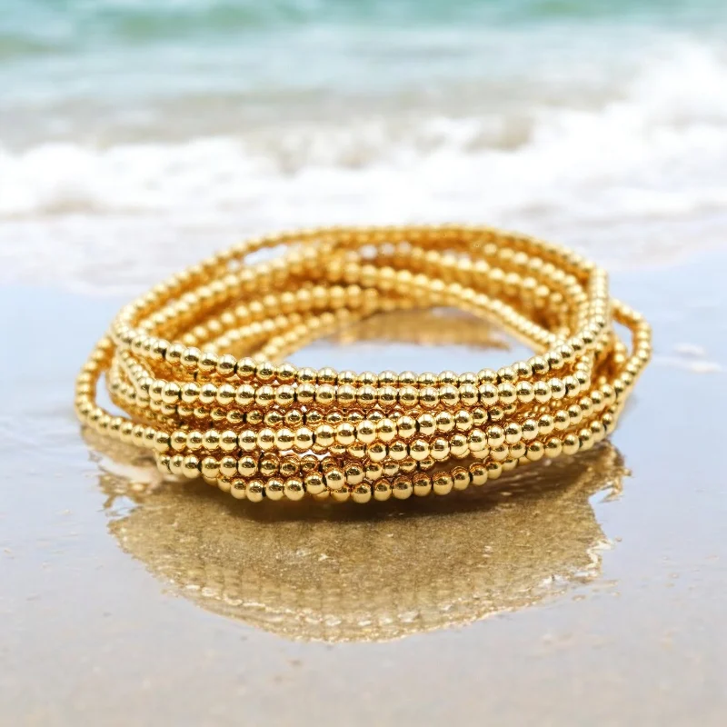 Flash Sale On Exquisite Jewelry – Don't Miss Out Gold Filled 3mm Ball Bracelet