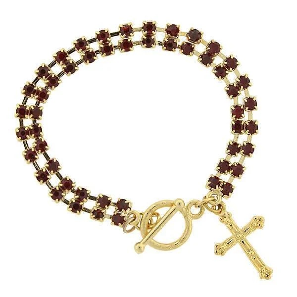 Exclusive Gemstone Jewelry At Special Prices Symbols Of Faith Rhinestone Crystal Cross Drop Toggle Bracelet Exclusive Gemstone Jewelry At Special Prices Symbols Of Faith Rhinestone Crystal Cross Drop Toggle Bracelet