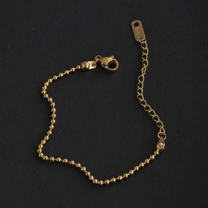 Premium Diamond Jewelry At Once-In-A-Lifetime Discounts Golden Beaded Bracelet