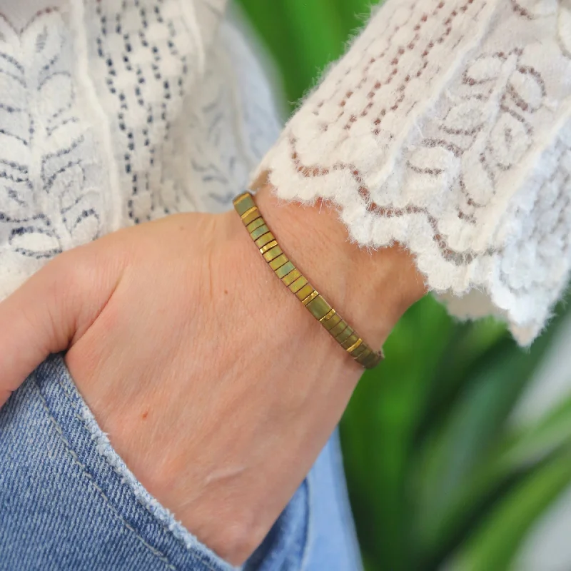 Upgrade Your Jewelry Collection For Less GRASSLANDS - Tila Bead Bracelet | Single
