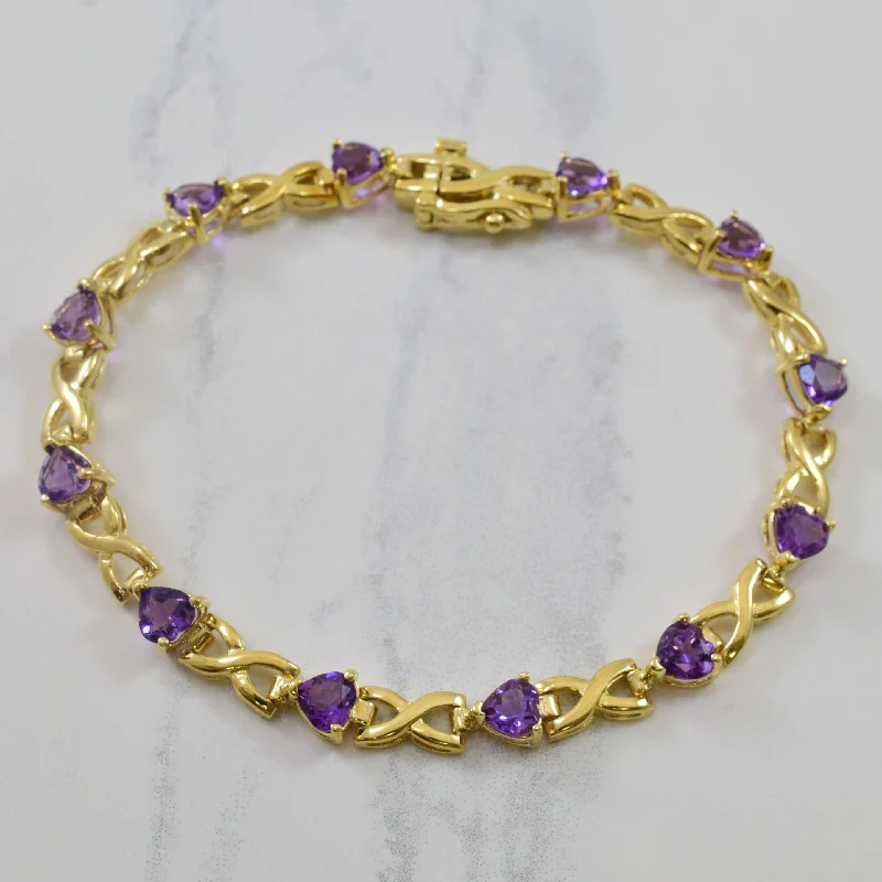 Last Chance To Shop High-End Jewelry At Markdown Prices Amethyst Infinity Bracelet | 4.80ctw | Last Chance To Shop High-End Jewelry At Markdown Prices Amethyst Infinity Bracelet | 4.80ctw |