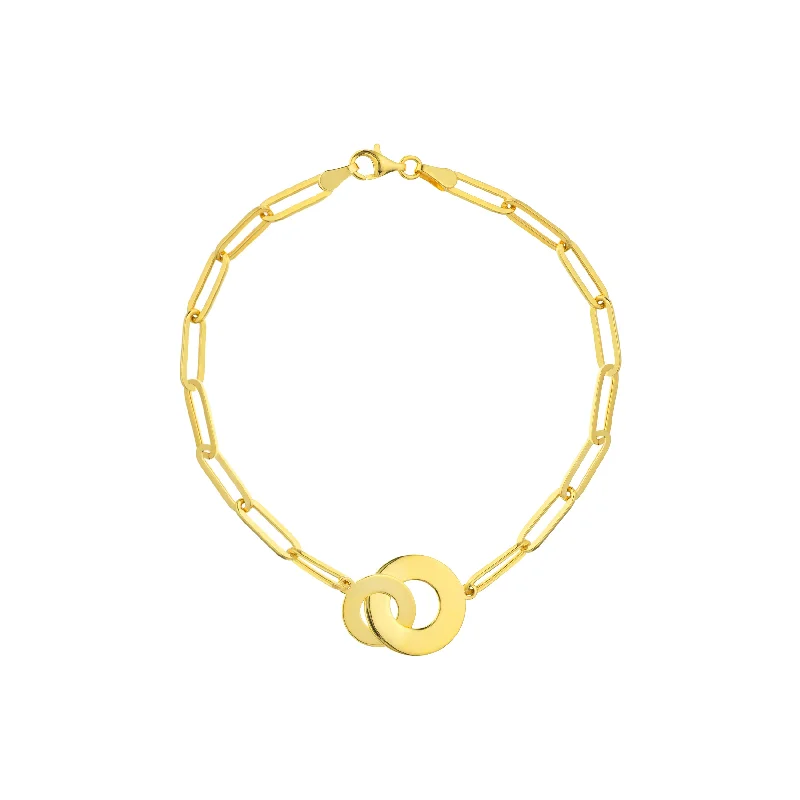 Holiday Jewelry Sale – Perfect Gifts At The Best Prices Interlocked Discs on Paper Clip Chain Bracelet Holiday Jewelry Sale – Perfect Gifts At The Best Prices Interlocked Discs on Paper Clip Chain Bracelet