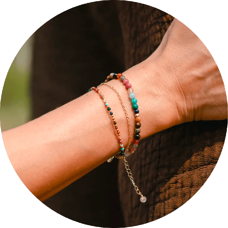 Luxury Jewelry At Unbeatable Discounts Master Healer Layered Bracelet Stack