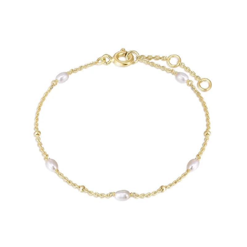 Dainty And Elegant Jewelry Now At Reduced Prices Micro Alternating Pearl & Bead Bracelet Dainty And Elegant Jewelry Now At Reduced Prices Micro Alternating Pearl & Bead Bracelet